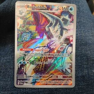 Pokémon Card with Blue and Orange Design